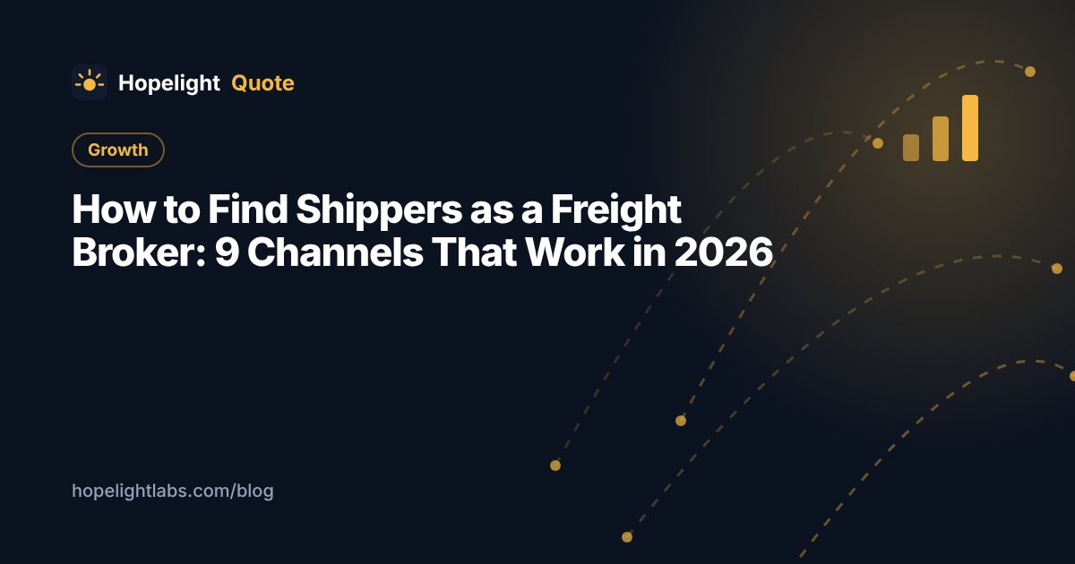 How to Find Shippers as a Freight Broker: 9 Channels That Work in 2026